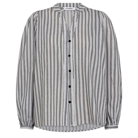 Co'couture NoraCC V-Shirt Skjorte, White/Black 